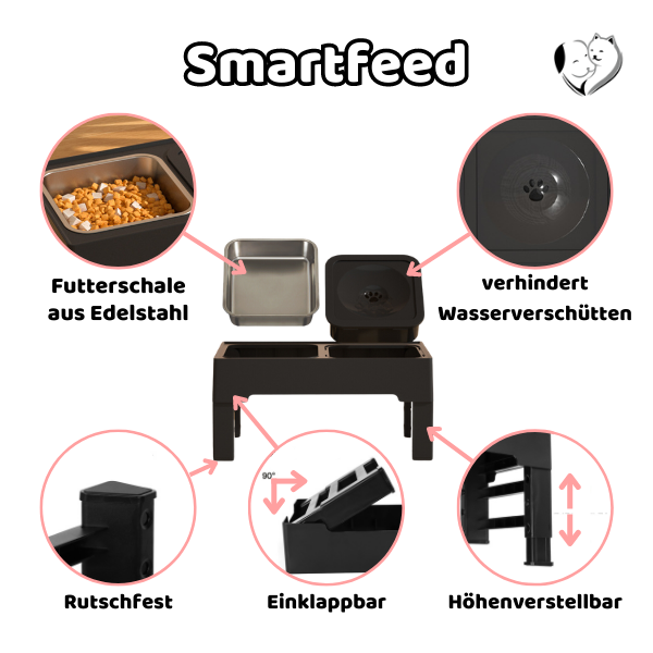 Smartfeed adjustable feeding station