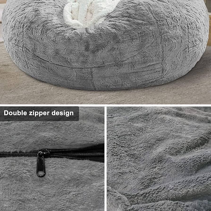 Giant 7ft Fur Bean Bag ( Fillers are included)