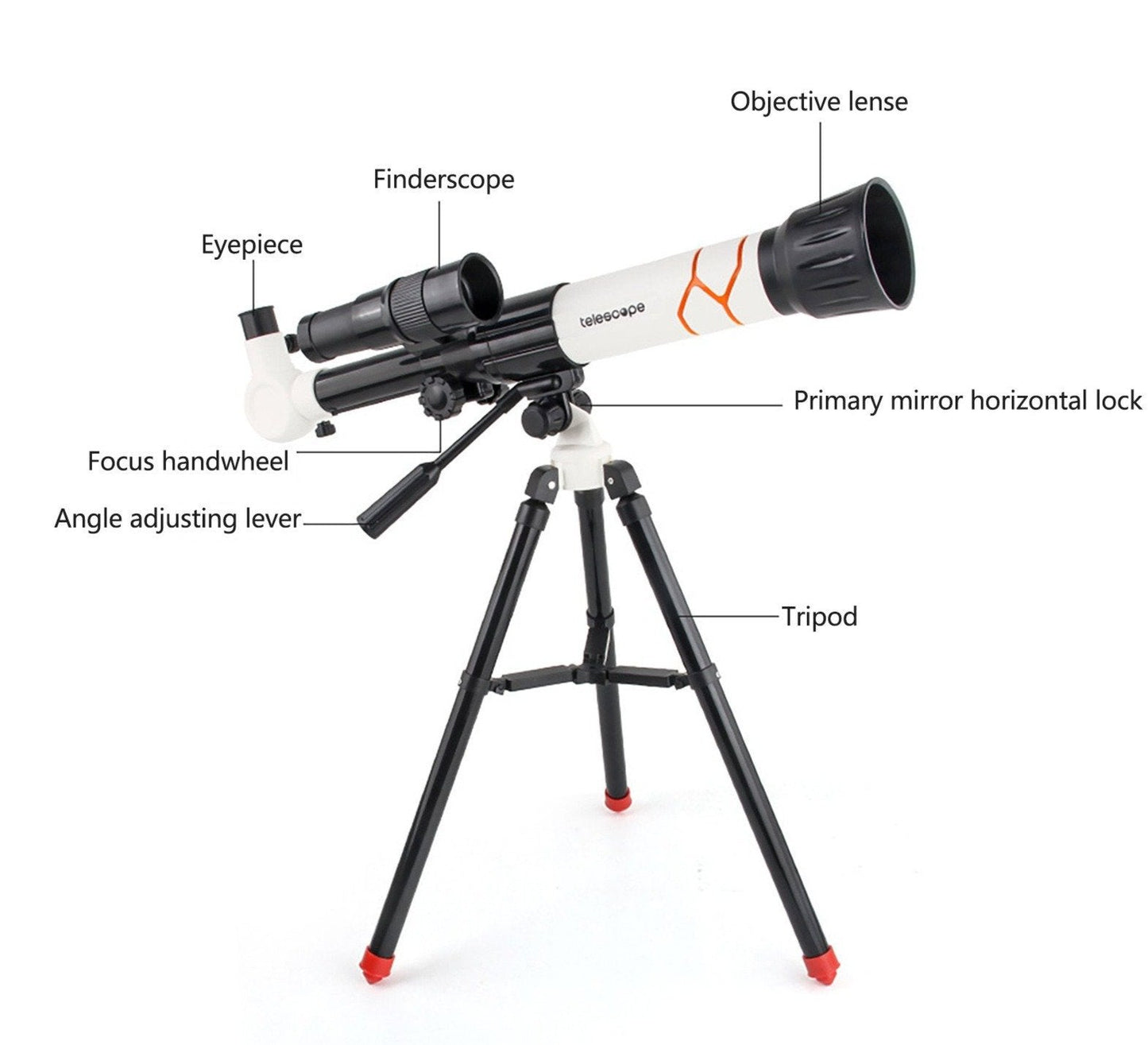 Beginners Telescope 100X Astronomical Telescope with Tripod