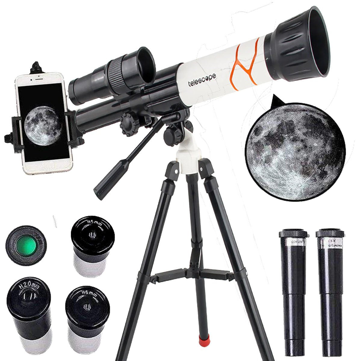 Beginners Telescope 100X Astronomical Telescope with Tripod