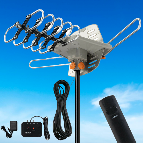 990 Mile Outdoor HD TV Antenna UHF VHF 4k